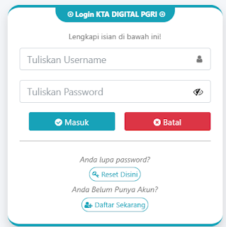 Register PGRI Cilincing - Persatuan Guru Republik Indonesia Cabang Cilincing